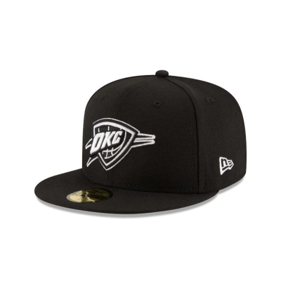 Oklahoma City Thunder Gorra | New Era NBA 59fifty Fitted Cap Mexico - Negros